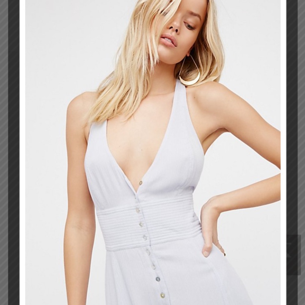 Light blue free people dress